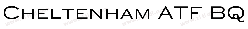 Cheltenham ATF BQ Bo字体转换